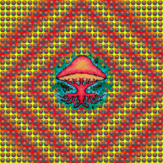 Mushroom of Life Blotter Art